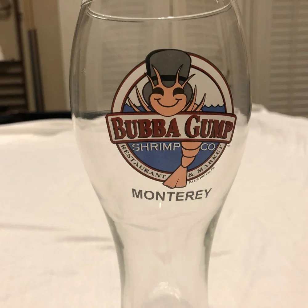 Bubba Gump Monterey Beer Glasses Set  of 2
